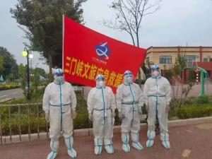 市文旅集團一線戰“疫”之：北方游船員工化身“大白”，守護隔離點群眾安全